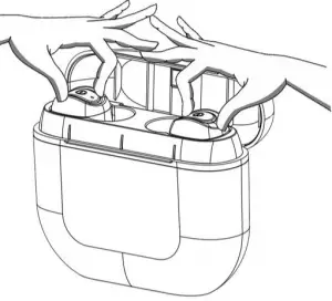 Charging Case Truly Wireless Earbud Auto Pairing