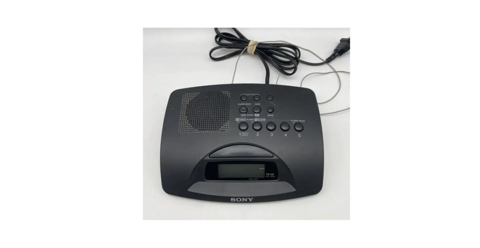 Sony Icf-c233 Dream Machine User Manual