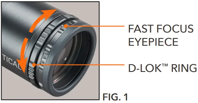 Bushnell XRS3 Elite Tactical 6 36x56mm Riflescope - Focus eyepiece