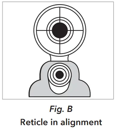 Bushnell XRS3 Elite Tactical 6 36x56mm Riflescope - Reticle in alignment
