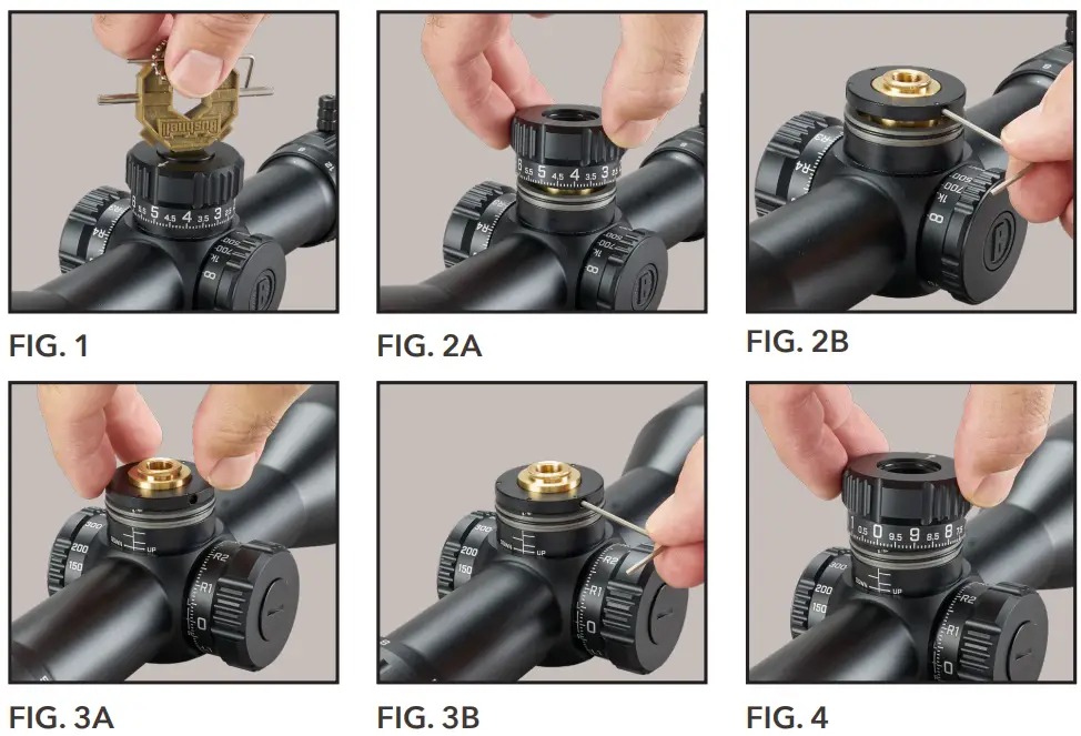 Bushnell XRS3 Elite Tactical 6 36x56mm Riflescope - knob and tighten