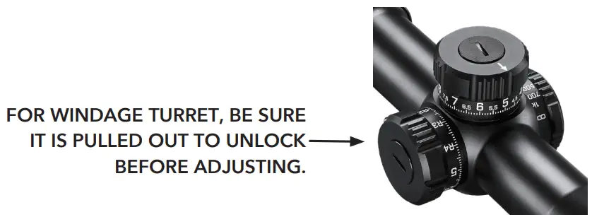 Bushnell XRS3 Elite Tactical 6 36x56mm Riflescope - tightening the screw