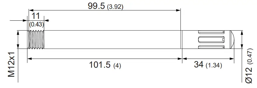 E E ELEKTRONIK EE061 Humidity and Temperature Probe with 4-20 mA Output - Connector version