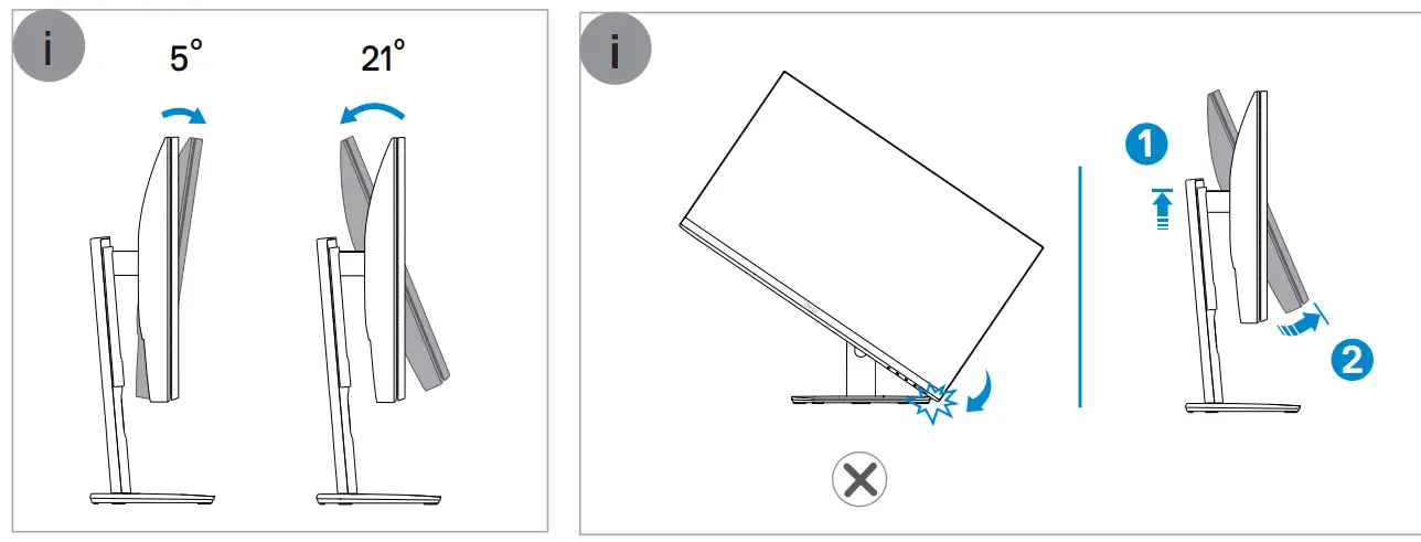Dell S2721HSX Monitor - Important