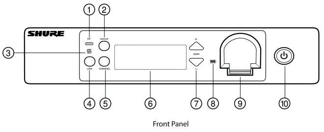 SHURE-GLXD4R+-Wireless-Receiver-FIG-1