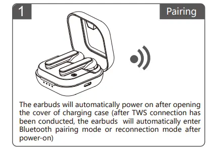 RoHS WSG-T3 Wireless Earbuds - Pairing