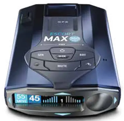 ESCORT MAX 360 MKII Radar Detector and Laser Detector