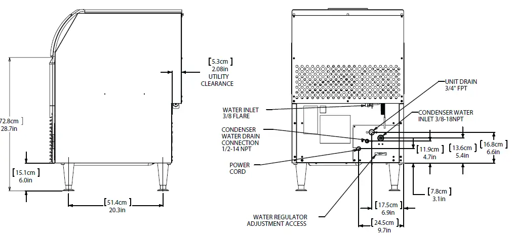 Scotsman-UF424-400lb-Flake-Ice-Machine-13