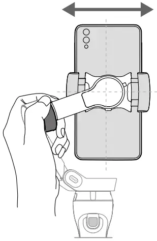dji OSMO MOBILE 3 Smartphone Gimbal - remains balanced
