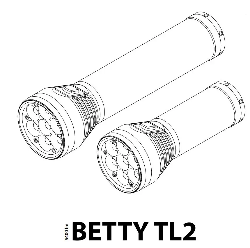 LUPINE Betty TL2 Flashlight Instruction Manual