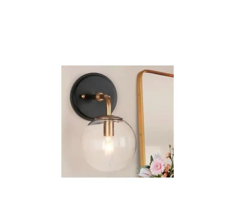 Zevni A04623 1-light Modern Black-gold Wall Sconce Instruction Manual Zevni A04623 1-light Modern Black-gold Wall Sconce Instruction Manual