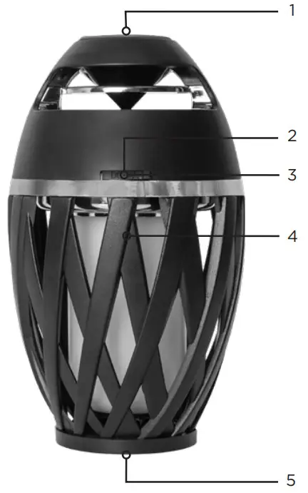 TiKiTUNES E235881 Bluetooth Speaker with Ground Stakes - Fig 2