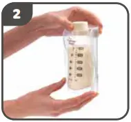 Tommee Tippee Express and Go Pouch Bottle and Pouch- 8