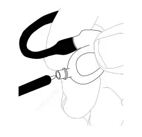 SHURE Aonic 5 Sound Isolating Earphones User Guide - Cleaning the Earphone Nozzle