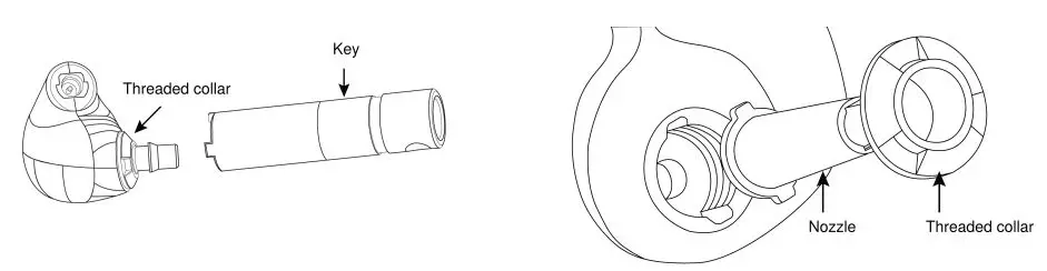 SHURE Aonic 5 Sound Isolating Earphones User Guide - Removing the Nozzle
