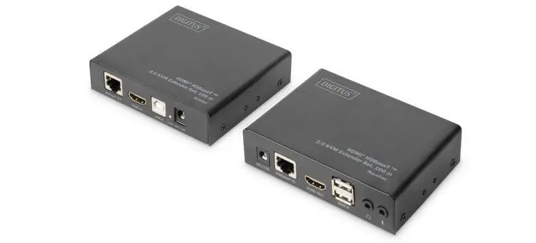 Digitus Ds-55505 Hd Baset 2.0 Kvm Extender Set User Manual