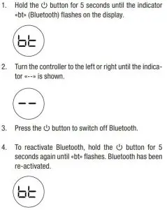 FIG 11 SWITCHING OFF BLUETOOTH
