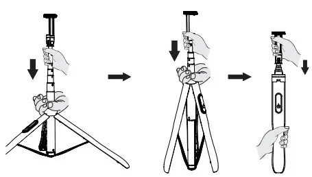 ATUMTEK ATSS052 51Selfie Stick Tripod-1.Step 2