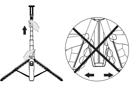 ATUMTEK ATSS052 51Selfie Stick Tripod-use1