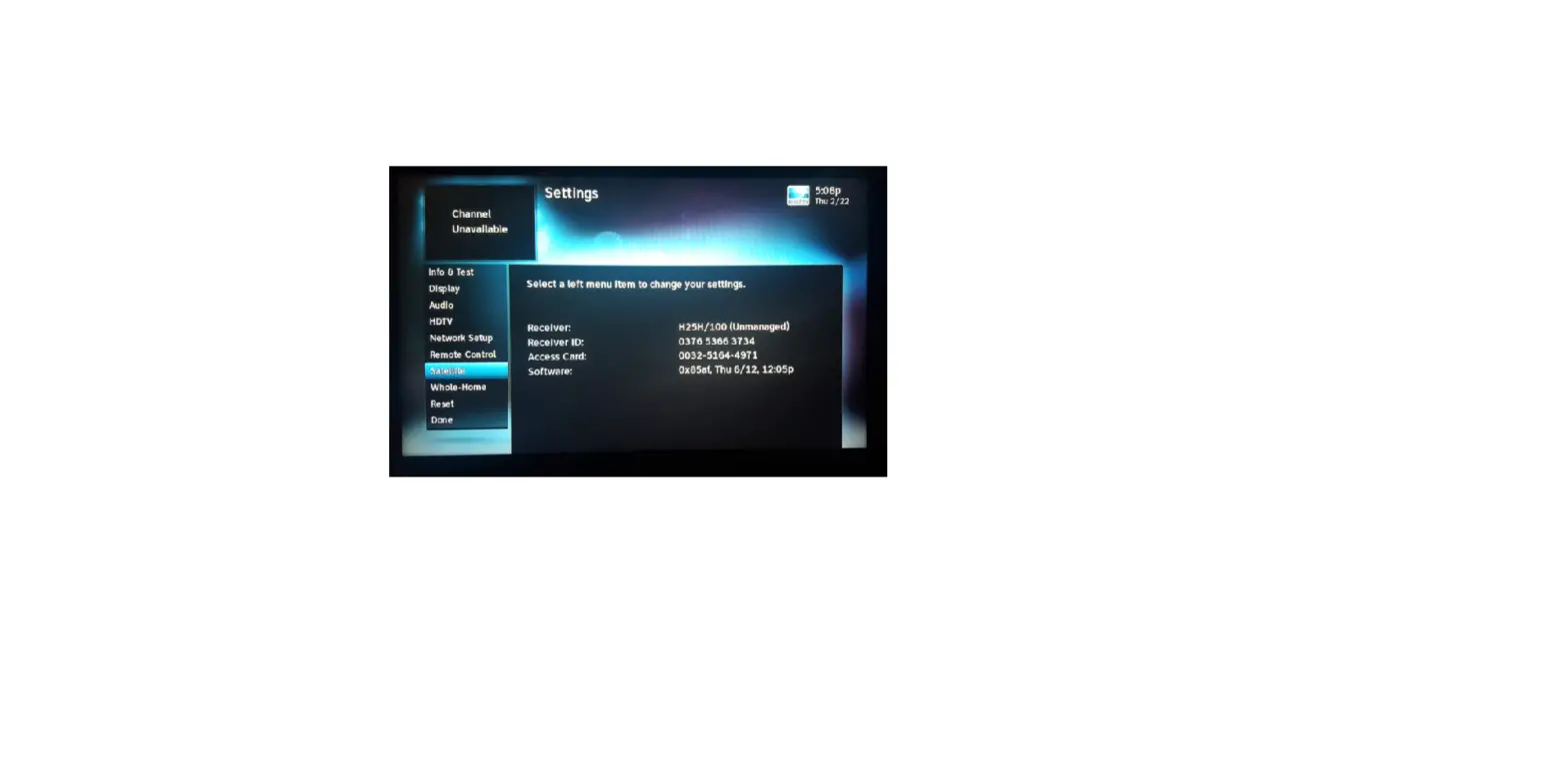 Directv Receiver Menu Update Faq