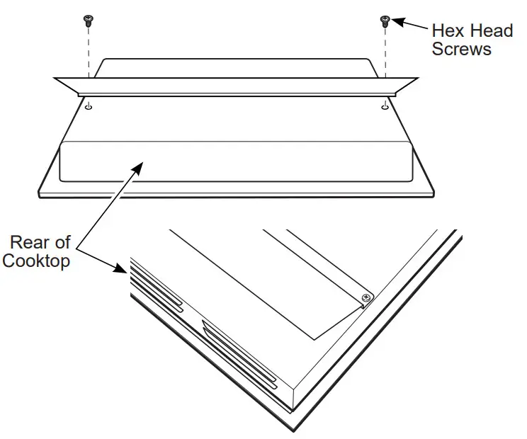 MONOGRAM ZHU36RDPBB 36 Inch Electric Cooktop-BAFFLE