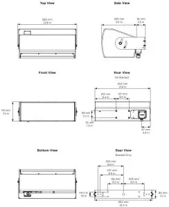 BOSE AMU105 ArenaMatch Utility Small-format Foreground Fill Loudspeakers - ArenaMatch Utility AMU206