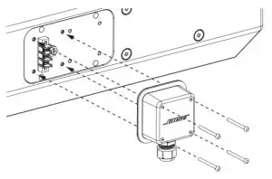 BOSE AMU105 ArenaMatch Utility Small-format Foreground Fill Loudspeakers - Attaching the Input Panel Cover