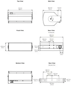 BOSE AMU105 ArenaMatch Utility Small-format Foreground Fill Loudspeakers - renaMatch Utility AMU208