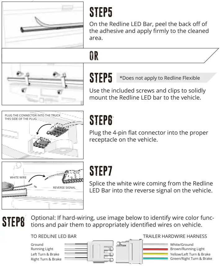 RedLine Tailgate LED Tailgate Light Bar - INSTALLATION 2
