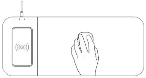 Dongguan Huhe Interactive Information Technology RW10 Wireless Charging Mouse Pad - wireless charger