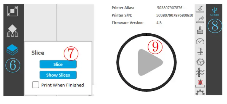 Choose the Slice Function and click the Slice button