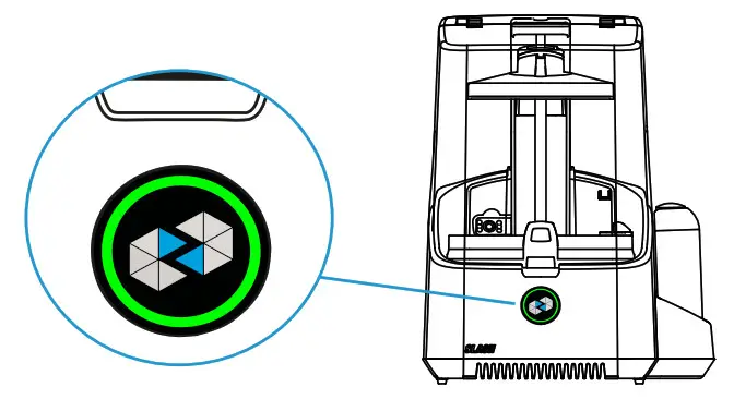 Touch the front button