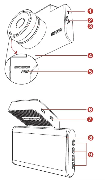 HIKVISION C6S 4K Ultra HD Image Quality Security Dashcam-1