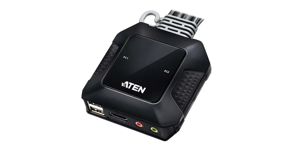 Aten Cs22hf 2-port Usb Fhd Hdmi Cable Kvm Switch User Guide