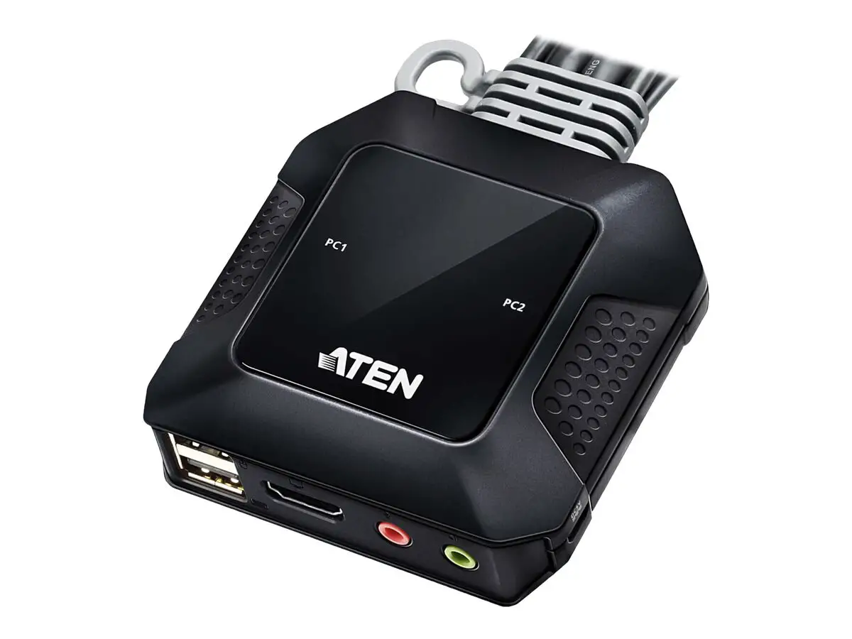 ATEN CS22HF 2-Port USB FHD HDMI Cable KVM Switch fig1