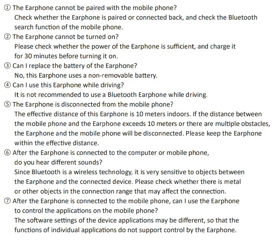 TNTOR TEB-1 Bluetooth Earphone User Manual - Q&N