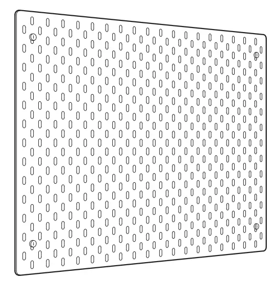 IKEA 805 077 88 UPPSPEL Pegboard 76x56 cm