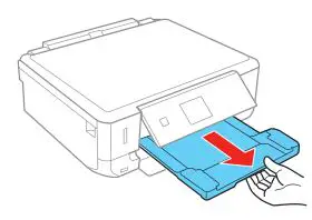 EPSON Small in One Printer - Pull out the output tray until it stops