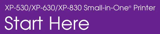 EPSON Small in One Printer User Guide