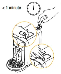Nespresso Creatista BEN600 Setting your water hardness