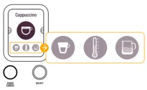 Nespresso Creatista BEN600 Display