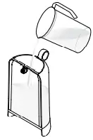 Nespresso Creatista BEN600 Fill the water tank