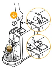 Nespresso Creatista BEN600 Lift the Lever