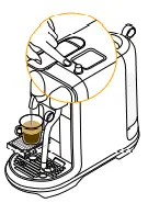 Nespresso Creatista BEN600 To stop the coffee flow