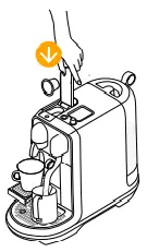 Nespresso Creatista BEN600 Lift the Lever