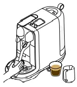 Nespresso Creatista BEN600 When milk frothing