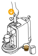 Nespresso Creatista BEN600 Lift the Lever