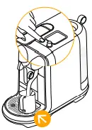 Nespresso Creatista BEN600 Lift the steam wand