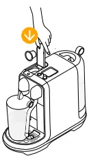 Nespresso Creatista BEN600 Lift the Lever