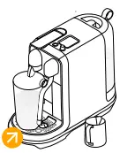 Nespresso Creatista BEN600 Pour milk